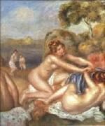 Three Bathers, Auguste renoir